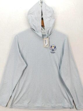 Peter Millar Hoodie Womens L Knit 2025 Ryder Cup Golf Sweatshirt NEW